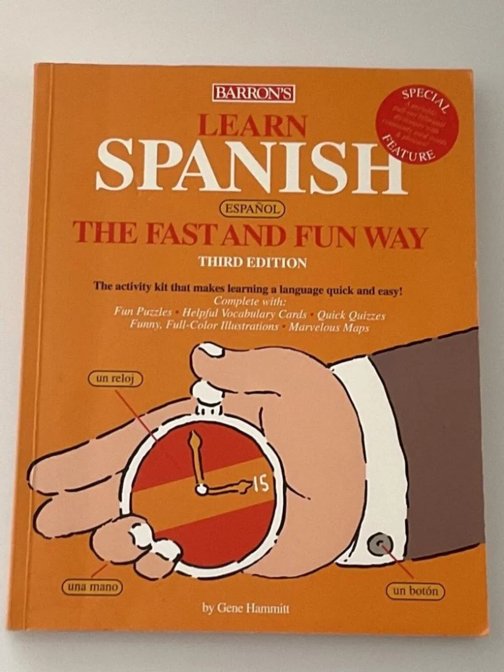 LEARN SPANISH THE FAST AND FUN WAY PAPERBACK BOOK